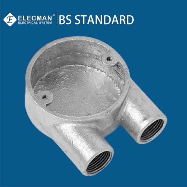 Cheap U Malleable Iron Boxes Outlet Conduit Receptacle Box BS4568 20mm-25mm for sale