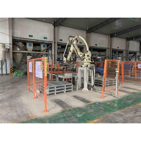 800bags/Hour Animal Feed Packaging Machine Saving Automatic Palletizer