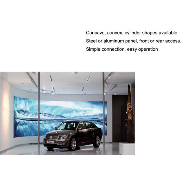Wall Mounting Indoor Advertising Led Display Screen P4mm 1920Hz Refresh Rate