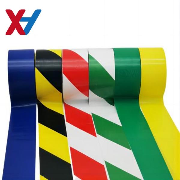 Sticky Floor Safety Caution Tape For Warehouse Market Construction Scene