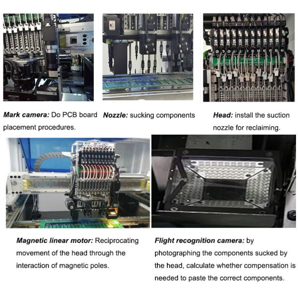 6mm PCB Dual Modules LED Placement Machine 70000CPH 4 Cameras