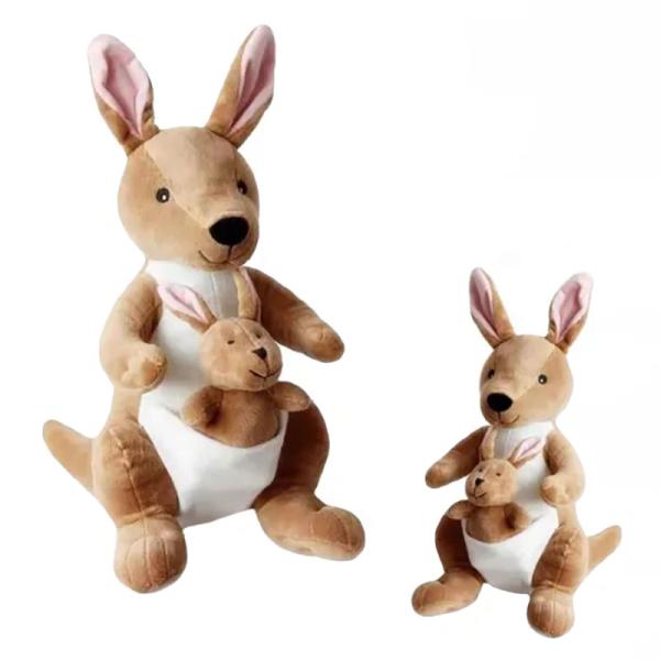 ASTM Baby Kangaroo Stuffed Animal 8 Inches Customized Processing