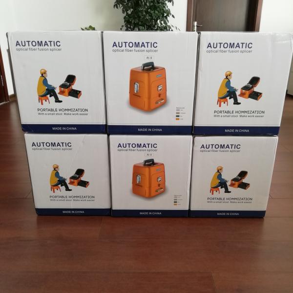 FTTH Tool Fiber Machine 6 Motor Ai-9 Fusion Splicer 3mm Coating Layer