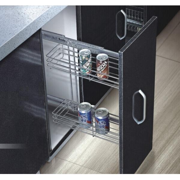 B004 Kitchen pull out basket drawer:2-Level Basket drawer