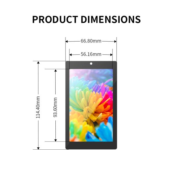 4.3 Inch IPS View ESP32 Display Module with 93.60 * 56.16mm Display Area and 120g Weight for Smart Devices