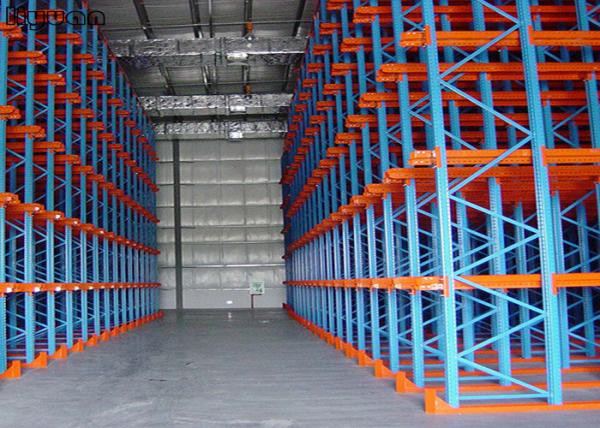 Cheap Industrial Drive In Racking System , Drive In Drive Through Racking Durable for sale
