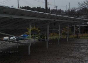 Best Static Reliability Solar Panel Mounting Structure Anodized Finishing wholesale