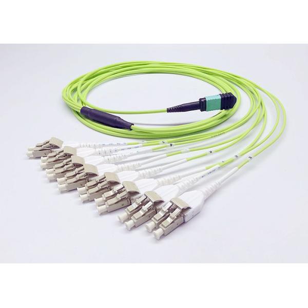 16 Core Low Loss Duplex Patch Cord , 3.0mm Multimode LSZH Om5 Fiber Optic Cable