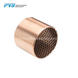 Best Wrapped Bronze Bearing Wrapped Bronze Bushings With Graphite  Lubrication Pocket wholesale