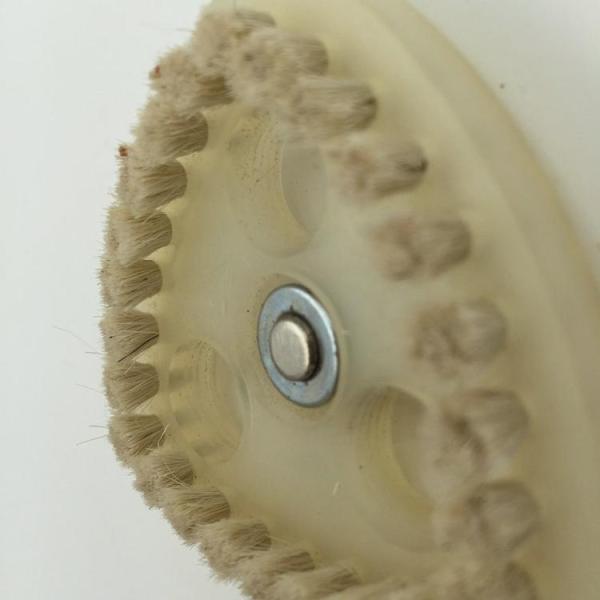 68mm Full Length Flour Mill Accessories Triangle Wool Cleaning Brush 25g - 30g Net Weight