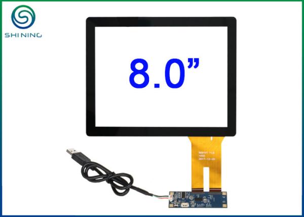 Cheap 8" 4/3 Capacitive Touch Panel , Industrial Panel PC Pcap Usb Touch Screen for sale