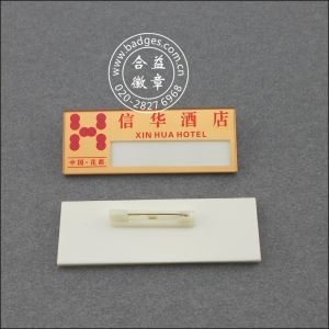 Best acrylic badges hotel badge acrylic printing YKL05 wholesale