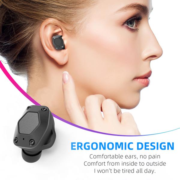 Noise Cancelling TWS Wireless Bluetooth Earbuds Waterproof T15 With Charging Case