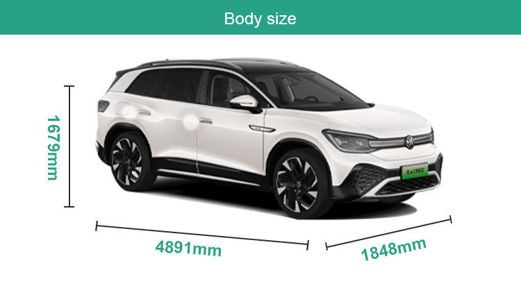 601km Long Range EV Cars Volkswagen Id. 6 Crozz Pure+ 7 Seater Electric SUV