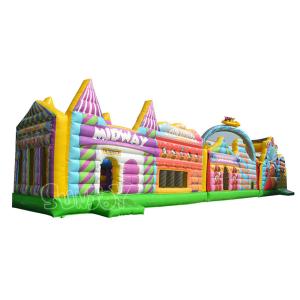China Event  Insane Inflatable 5k Run Obstacles For Adults on sale