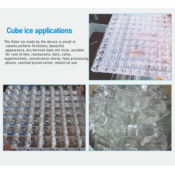 Energy Efficient Commercial Cube Ice Machine Hygienic Commercial Clear Ice Maker