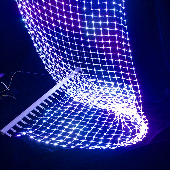 Hot Product P50 Ultralight Programmable IP67 RGB LED Mesh Screen for Compatible with Drones
