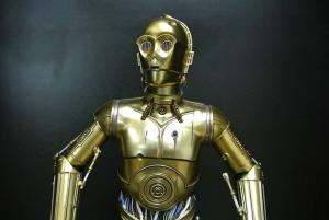 Best Gold C3PO Robot Star Wars Characters Toys His Eyes Can Give Out Light wholesale
