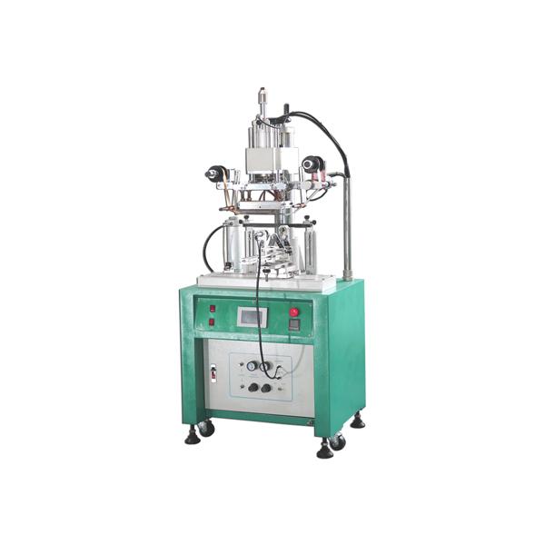 600pcs/Hour Digital Hot Foil Printing Machine For Cosmetics Canister Flat Round Irregular Shape