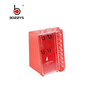 Small Hanging Steel Safety Lockout Kit With 6 Hooks Inside And 2 Hooks Outer