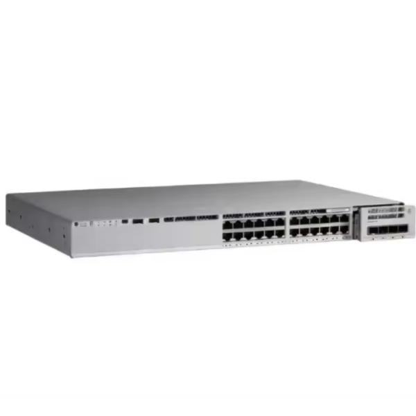 Stackable 48-Port Managed Network Switch 10/100/1000Mbps with QoS C9200L-48T-4X-E