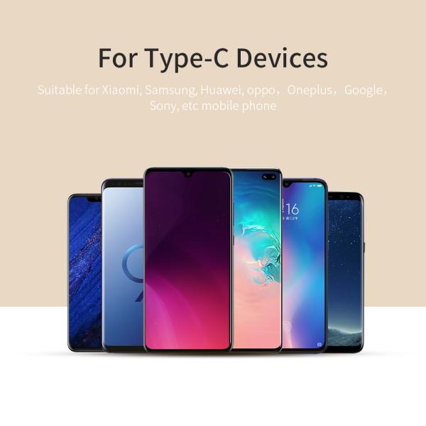 Type C To 3.5mm AUX Headset USB Audio Adapter With Plug In Connection OLP Protection