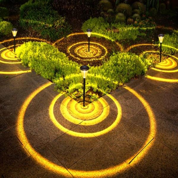 50000 Hours Lifespan LED Solar Garden Lawn Light Outdoor Courtyard Projection Landscape