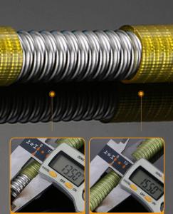 Best Yellow Flexible 304 Stainless Steel Hose Screw Insertion Outer Dia 16.8mm wholesale