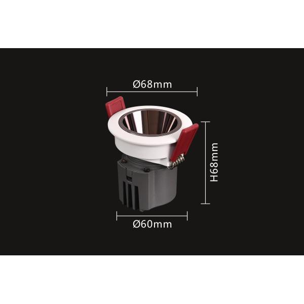 DALI Dimmable LED Ceiling Downlight Anti Glare 240V 5W Aluminum Material