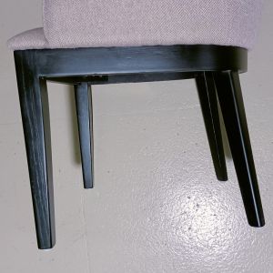 Delicate Stylish Fabric Dining Room Chairs Comfortable Linen