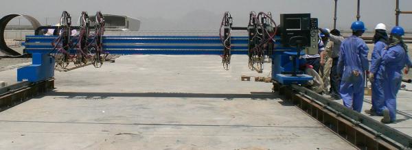 Cheap Automatic Gantry CNC Flame Plasma Cutting Machine Motor Drive for sale