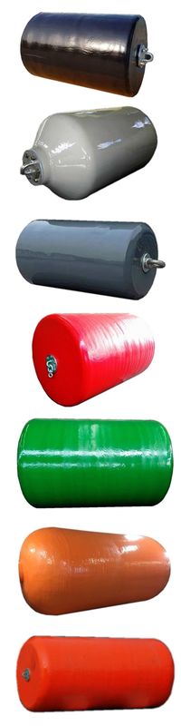 Red Color Solid Floating Dock Fender with Polyurethane Foam Filled