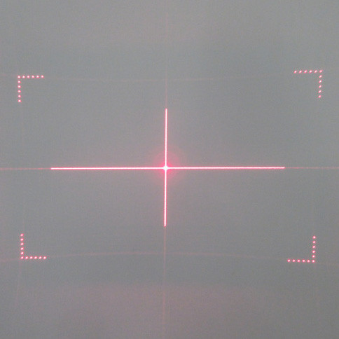 46.2° 650nm Red Laser Module With Crossed Point Rectangle 3V Laser Diode Module