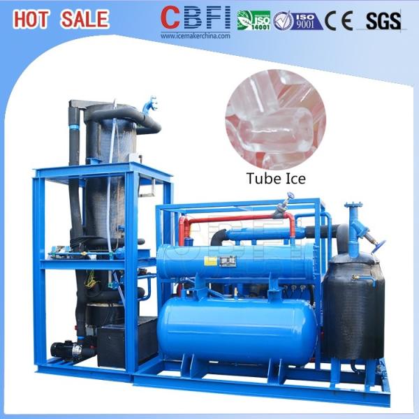 Refrigeration System Ice Tube Making Machine With German Compressor