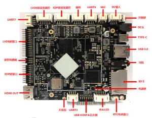 Best Android 11 OS RK3566 Embedded Android Board , Ethernet RJ45 GPIO EDP LVDS Mini Mother Board wholesale