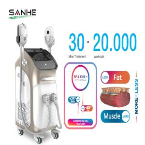 Best Vertical Ems 2 Handles Body Sculpting Muscle Building RF Slimming Machine wholesale