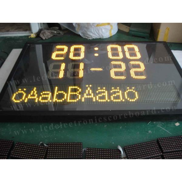 Swedish Language Text Sign Led Electronic Scoreboard with Computer Software Controller