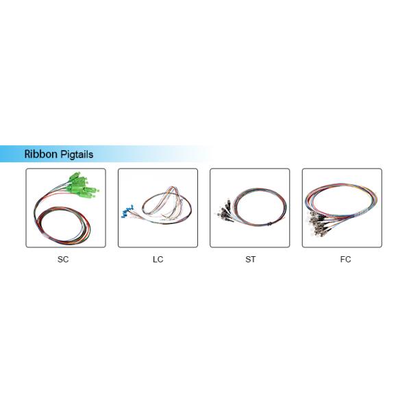 0.9mm Diameter Fiber Cable Assembly 9 / 125 G657A1 SC / UPC Simplex Polished White