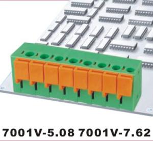 250V Voltage Rating Terminal Block with Screw/Spring Connector Type