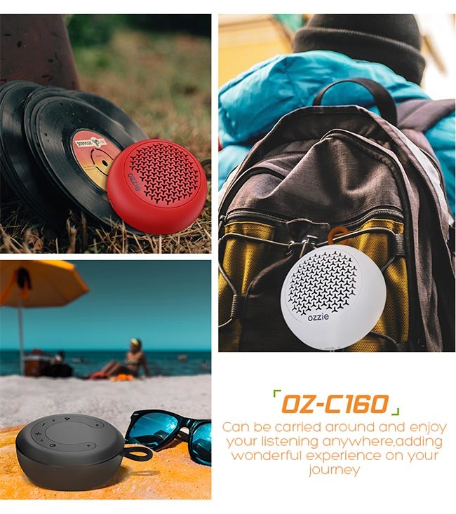 TWS Function Portable Bluetooth Speaker Waterproof IPX7 Handsfree Calling