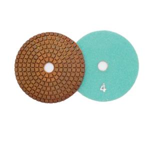 China 125mm 5'' Flexible 3mm Marble Polishing Discs  50 Grit Diamond Polishing Pad on sale