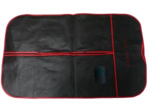 75g Unwoven Fabric  Velcro Closure Dress Bag, Printing Garment Bags For Suits
