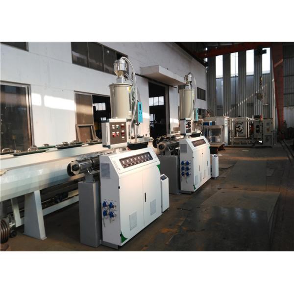 Pe / Po Single Screw Extruder Plastic Pipe Extrusion Machine