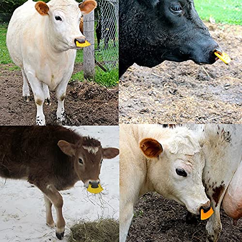 PE Stop Sucking Cow Calf Weaner Tool Farm Livestock Bovine Nose Clip