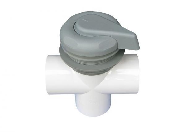 Cheap ABS , PVC Hot Tub Diverter Valve With 2 Port And 5 Scallop , Spa Diverter Valve for sale