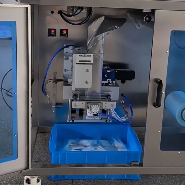 Fully Automatic Coffee Packing Machine Inner Outer Coffee Bag Packaging Machine 3.7kw