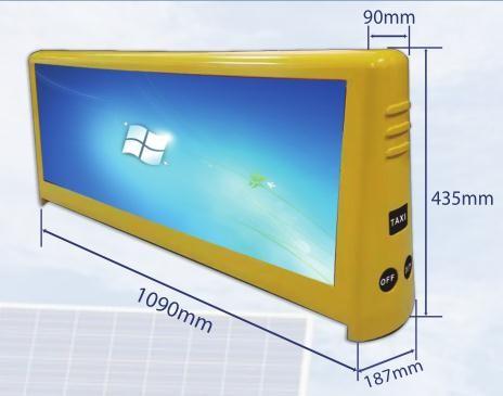 Cheap Outdoor Full Color P5 Taxi LED Display With 1/8 Scan Driving for sale