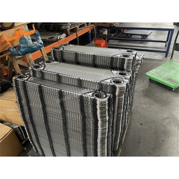 Gasketed Tranter Heat Exchanger Plates Chevron Pattern Design