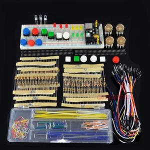 Best DIY Starter Kit for Arduino 03 Electronics Fans Learning Parts Component Package with Breadboard Jumper Wires wholesale