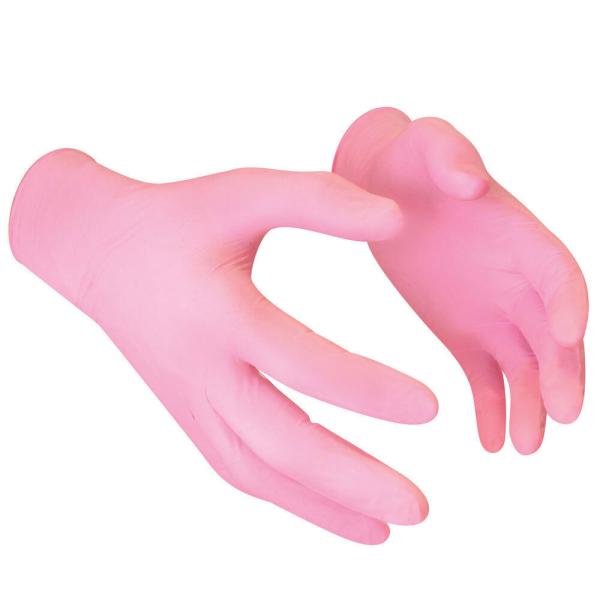 Cheap Nitrile Exam Disposable Medical Gloves / Colored Medical Grade Gloves for sale